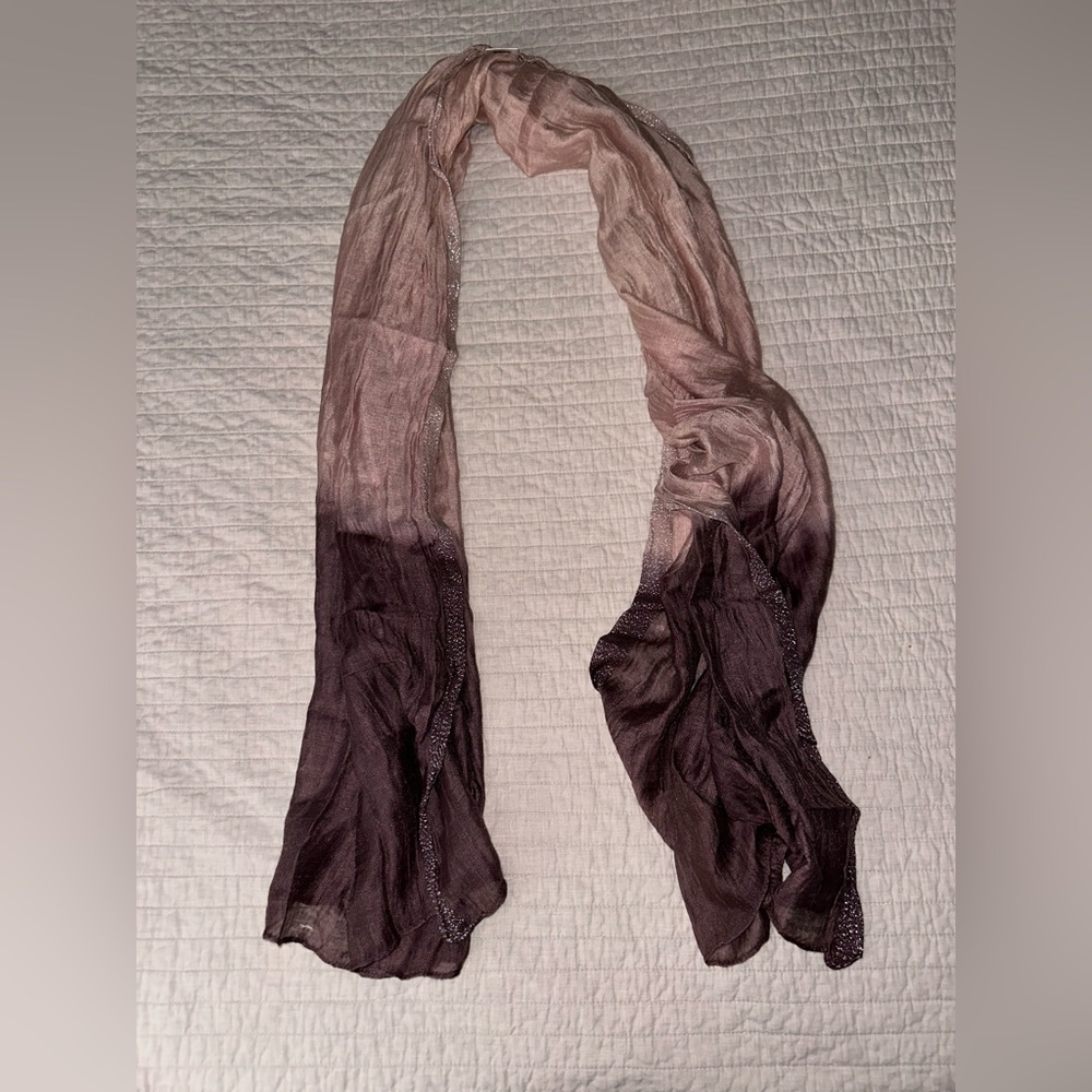 Lot of 2 Beautiful Ombré Scarves